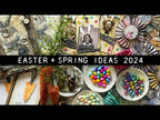 Tim Holtz Distress Spray Stain Peacock Feathers Ranger TSS42372 Mini Easter Baskets Video