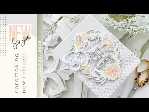 Simon Says Clear Stamps Daisy Frame 2415ssc Every Happiness Tina Smith Pretty Papercrafting: Making an Elegant Daisy Wreath Card the Easy Way