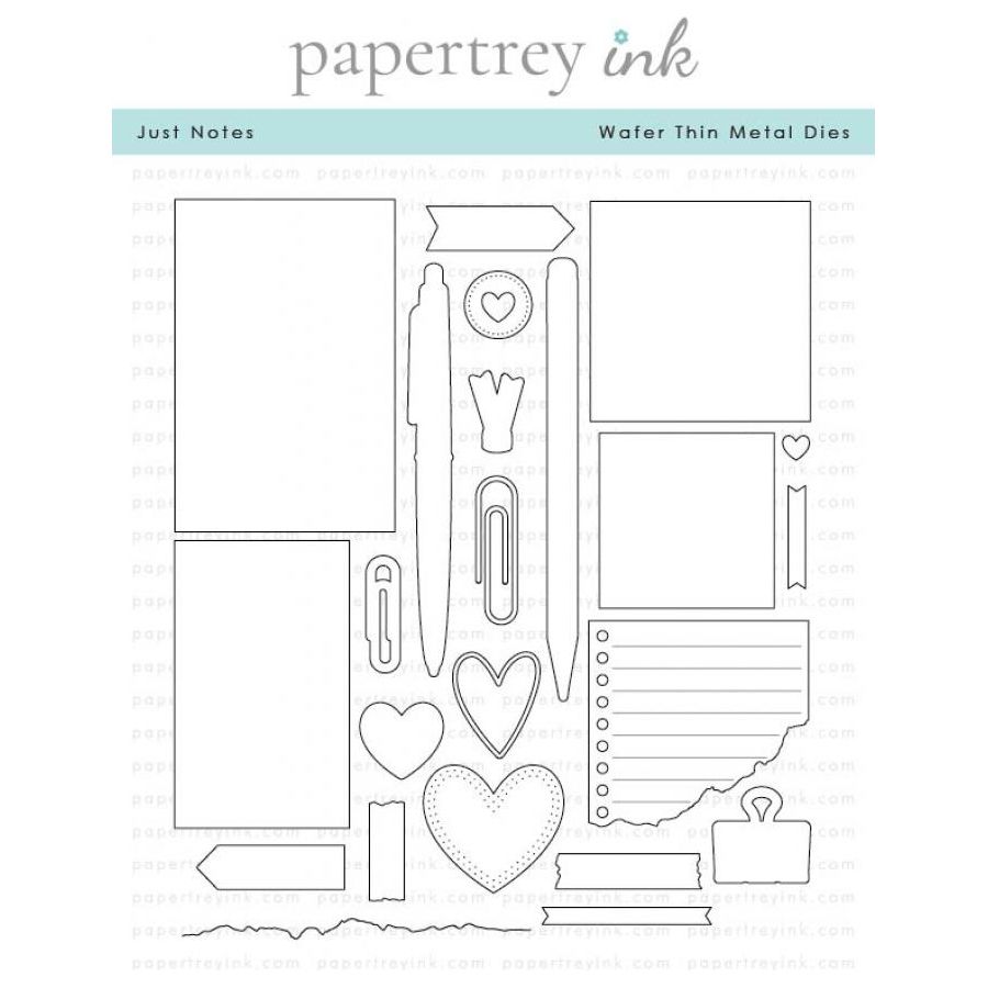 Papertrey Ink Just Notes Dies pti-0776
