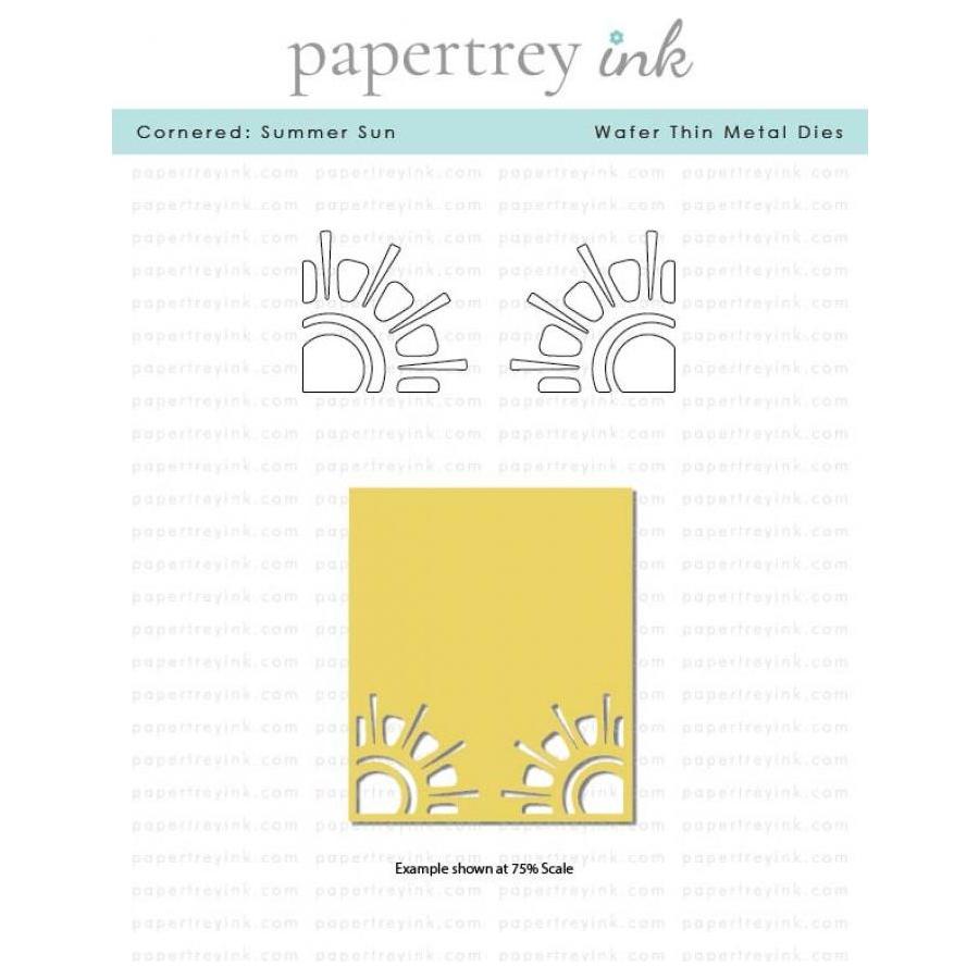 Papertrey Ink Cornered Summer Sun Dies pti-0807