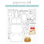 Papertrey Ink Go-To Gift Card Holder Diaper Bag Dies pti-0816