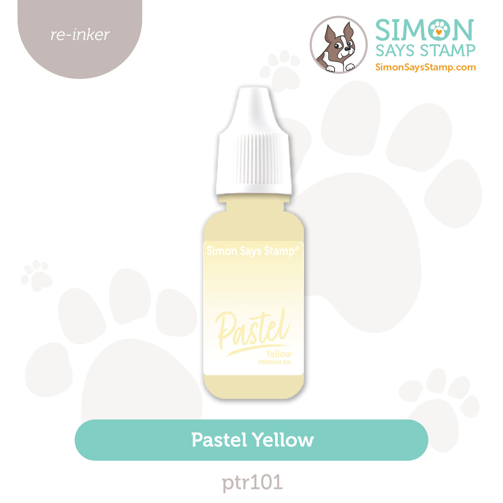 Simon Says Stamp Pastel Premium Re-Inker Yellow ptr101