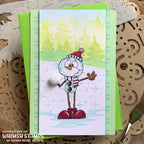 Whimsy Stamps Snowman Clear Stamps dp1126 snowball