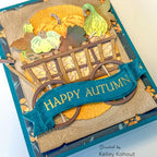 Honey Bee Lovely Layers Fall Bounty Dies hbds-llfalb Happy Autumn Card