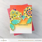 Altenew Folk Art Flowers Clear Stamps alt7613 sending sunshine