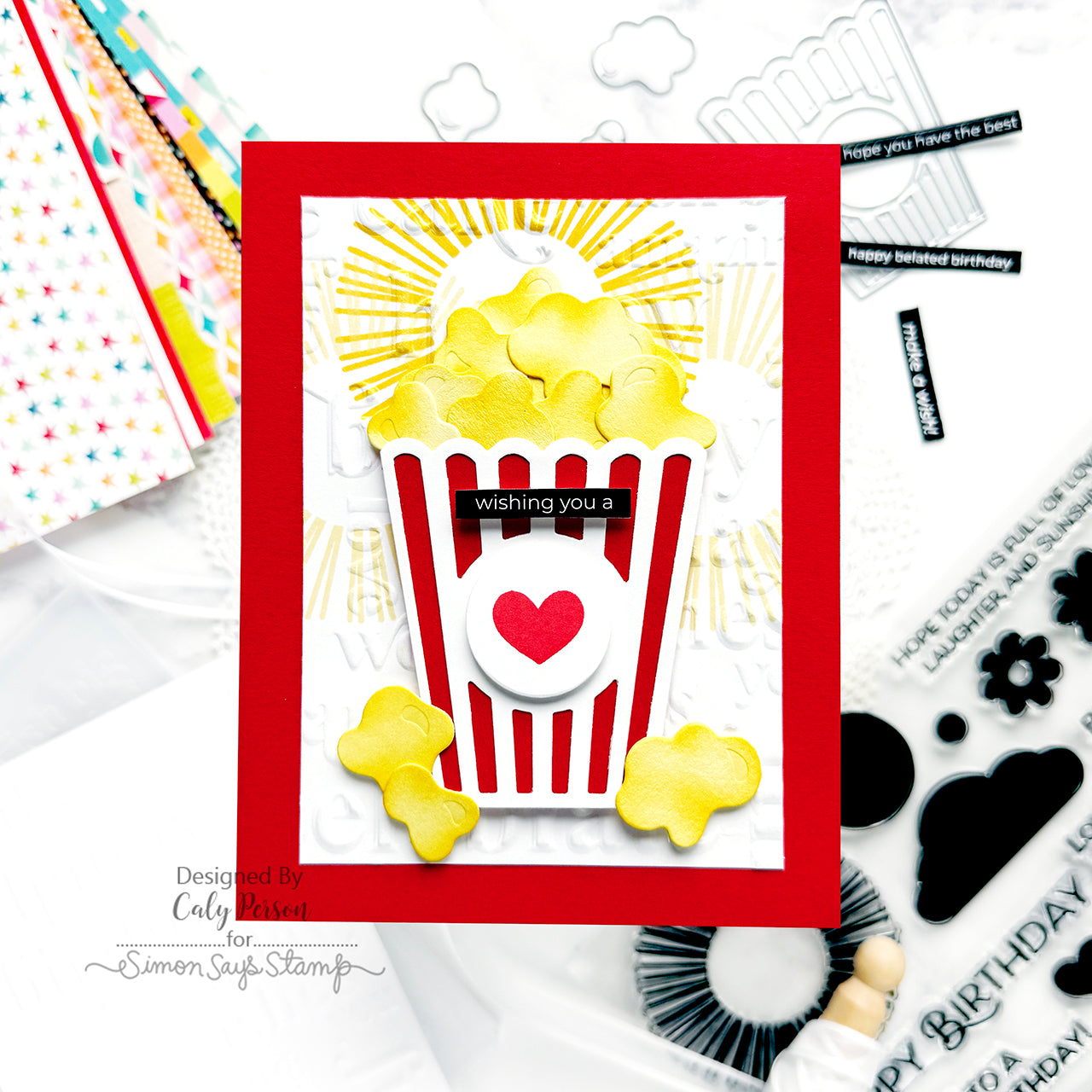 Simon Says Stamp EZ Strips Reverse Birthday 1016ez Birthday Card