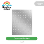 Rainbow Splash Embossing Folder Diamond rsef1