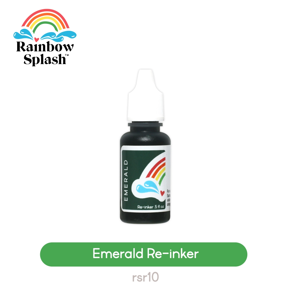 Rainbow Splash Re-inker Emerald rsr10