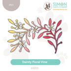 Simon Says Stamp Dainty Floral Vine Wafer Dies s1011 Moments in Time