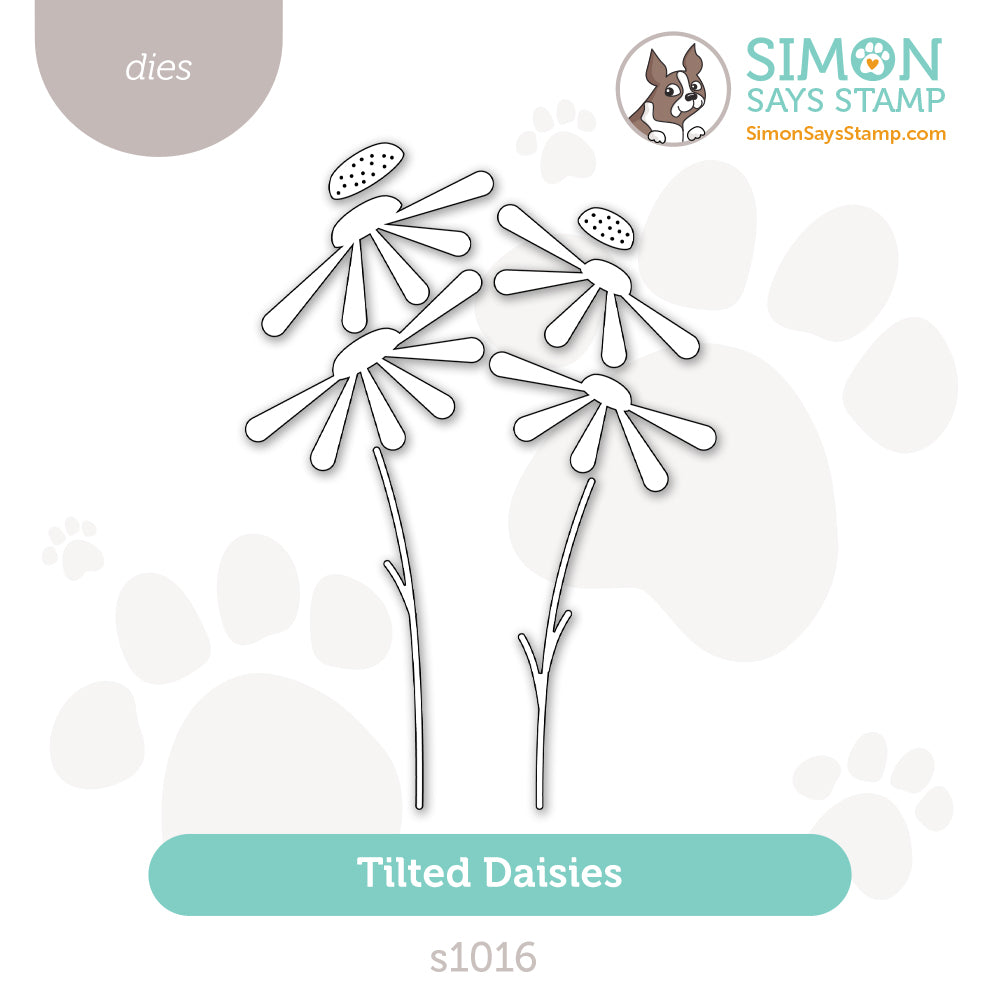 Simon Says Stamp Tilted Daisies Wafer Dies s1016 Friend Like You