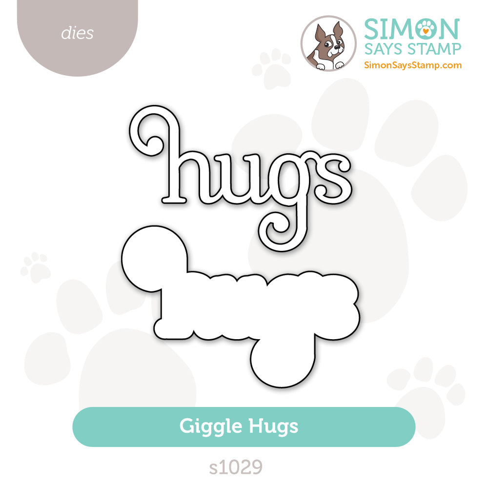Simon Says Stamp Giggle Hugs Wafer Dies s1029 Moments in Time
