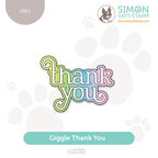 Simon Says Stamp Giggle Thank You Wafer Dies s1030 Moments in Time