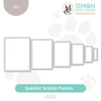 Simon Says Stamp Sparkler Scallop Frames Wafer Dies s1033 Always There