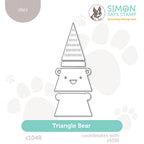 Simon Says Stamp Triangle Bear Wafer Dies s1048 And Everything Nice