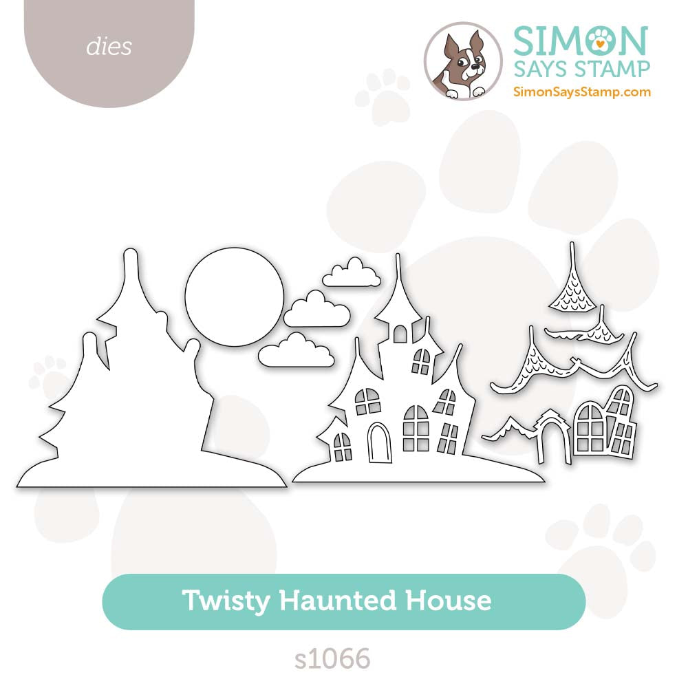 Simon Says Stamp Twisty Haunted House Wafer Dies s1066 STAMPtember