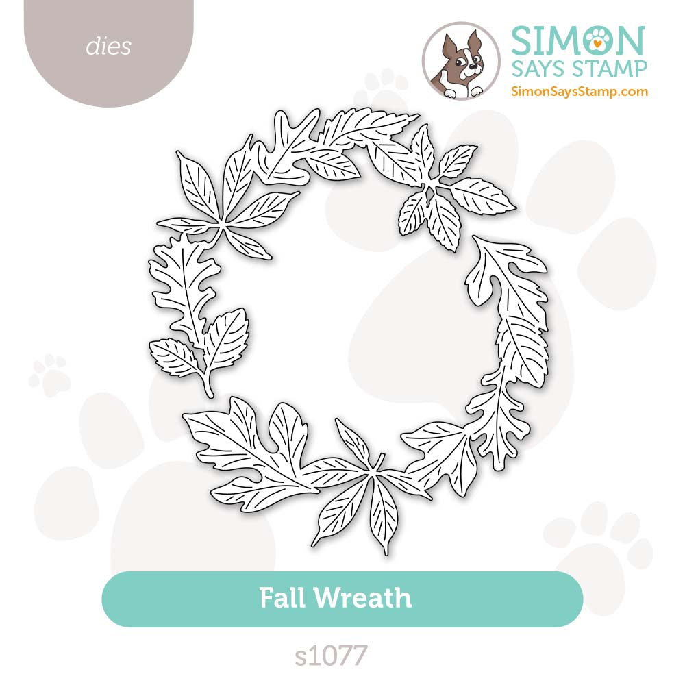 Simon Says Stamp Fall Wreath Wafer Dies s1077 STAMPtember