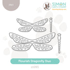 Simon Says Stamp Flourish Dragonfly Duo Wafer Dies s1093 In My Heart