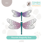 Simon Says Stamp Flourish Dragonfly Duo Wafer Dies s1093 In My Heart