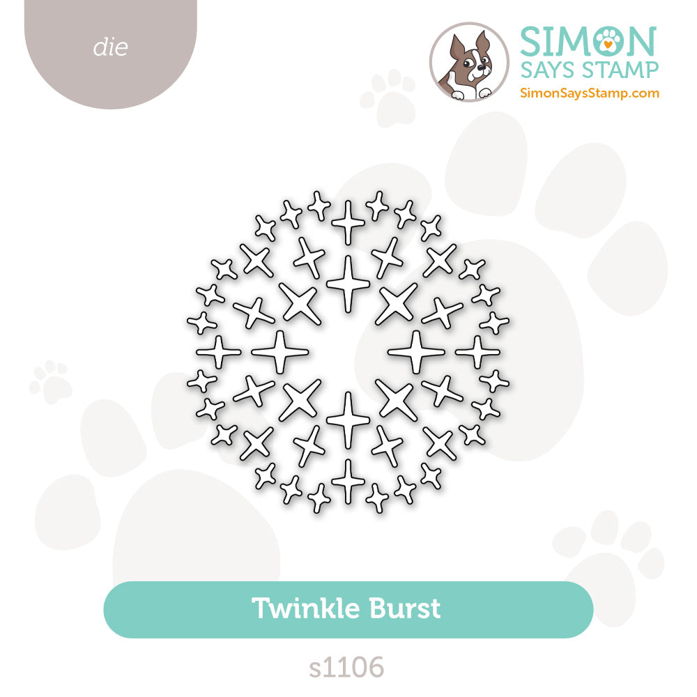 Simon Says Stamp Twinkle Burst Wafer Dies s1106 DieCember