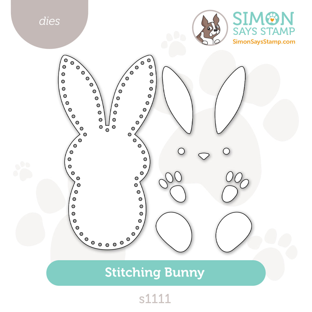 Simon Says Stamp Stitching Bunny Wafer Dies s1111 Beautiful Moments