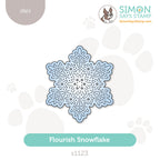 Simon Says Stamp Flourish Snowflake Wafer Dies s1123 DieCember