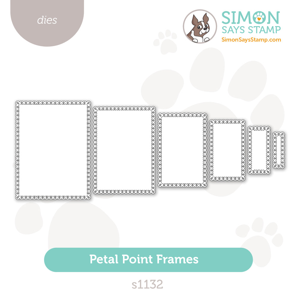 Simon Says Stamp Petal Point Frames Wafer Dies s1132 Every Happiness