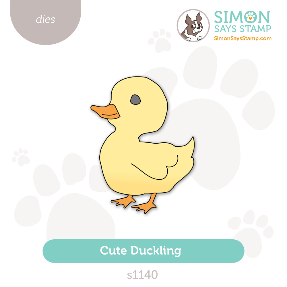 Simon Says Stamp Cute Duckling Wafer Dies s1140 In My Heart