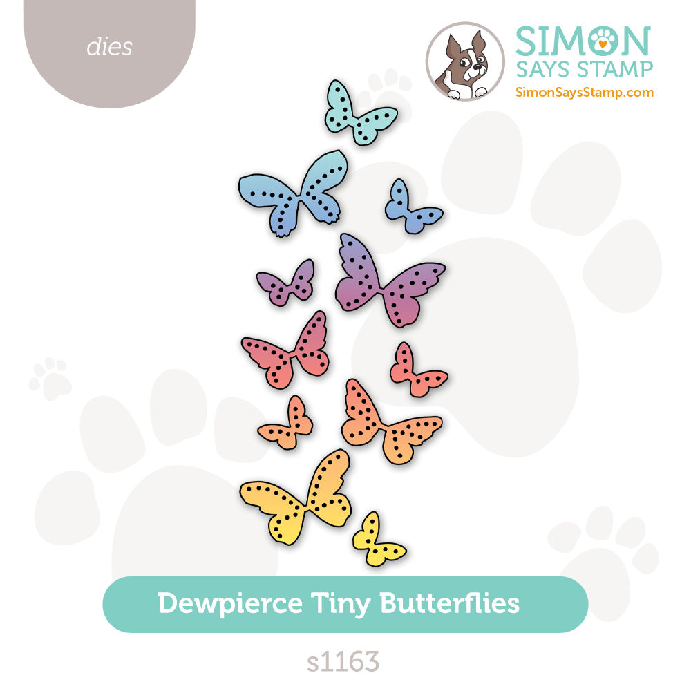 Simon Says Stamp Dewpierce Tiny Butterflies Wafer Dies s1163 Always There