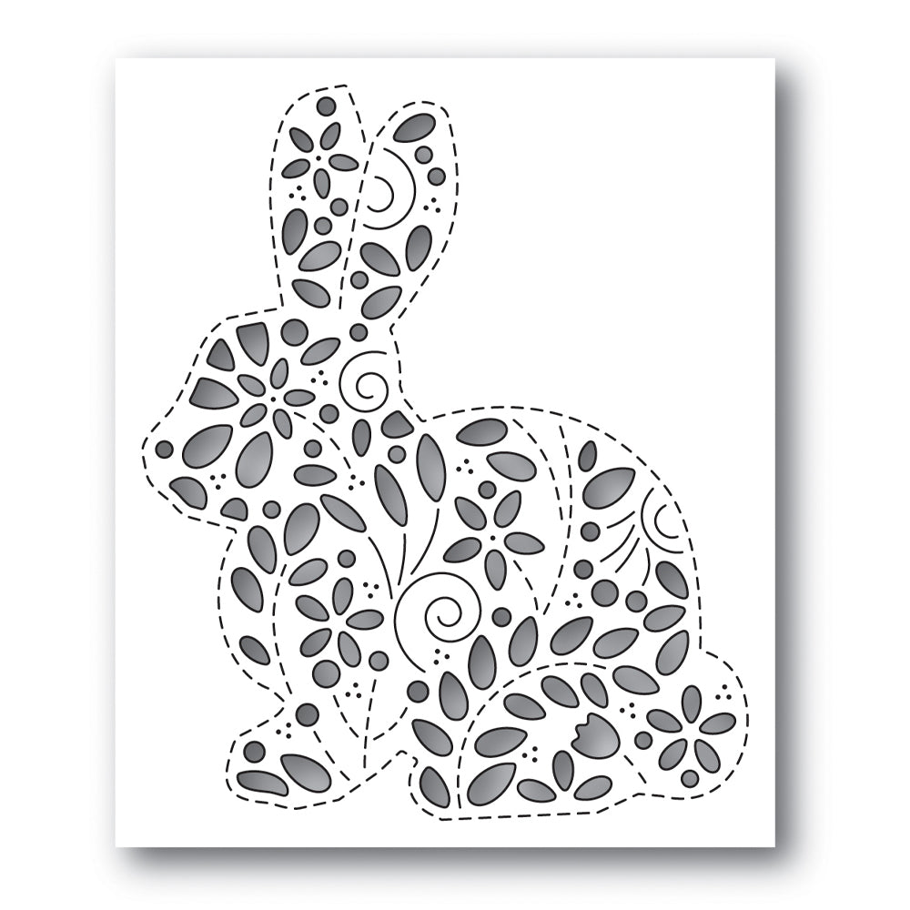 Simon Says Stamp Filigree Bunny Wafer Die s638