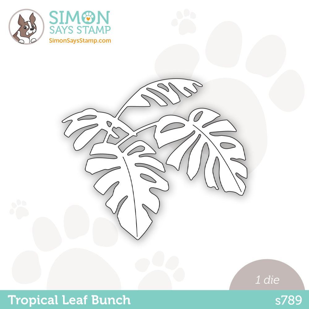 Simon Says Stamp TROPICAL LEAF BUNCH Wafer Die s789