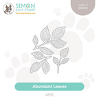 Simon Says Stamp Abundant Leaves Wafer Dies s851 Season Of Wonder