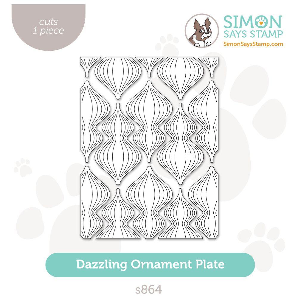 Simon Says Stamp Dazzling Ornament Plate Wafer Dies s864 All The Joy