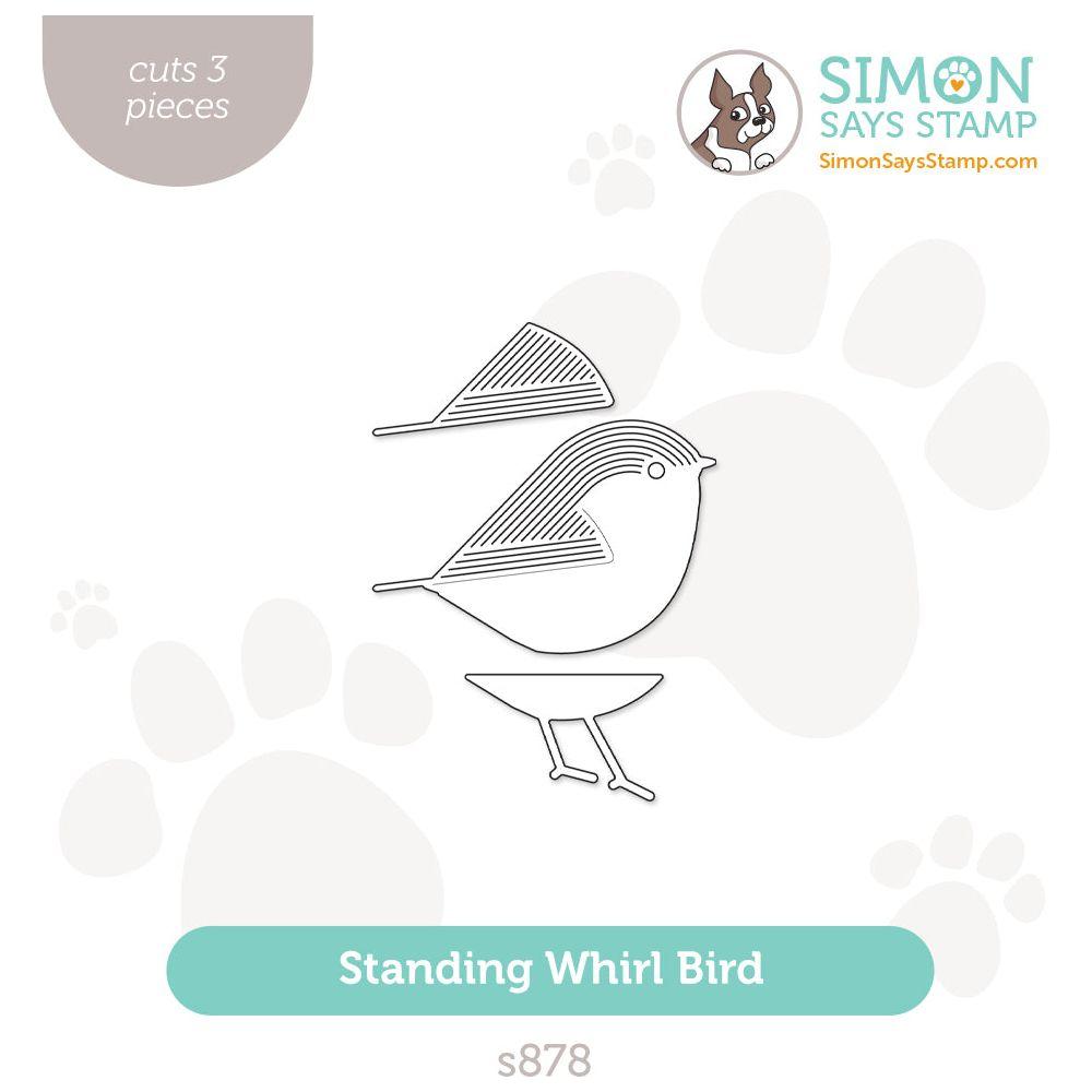 Simon Says Stamp Standing Whirl Bird Wafer Dies s878 Diecember