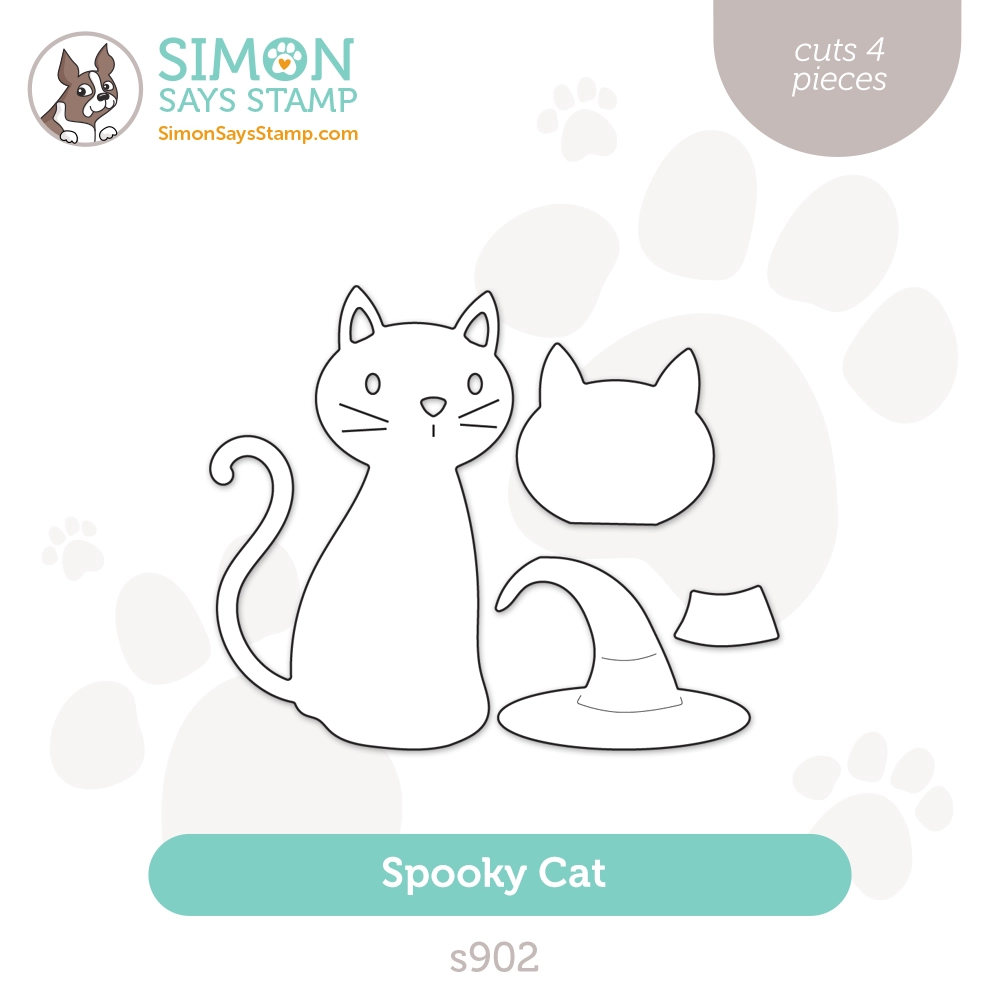 Simon Says Stamp Spooky Cat Wafer Die s902 Stamptember