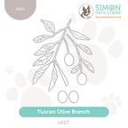 Simon Says Stamp Tuscan Olive Branch Wafer Die s917 Cheering for You