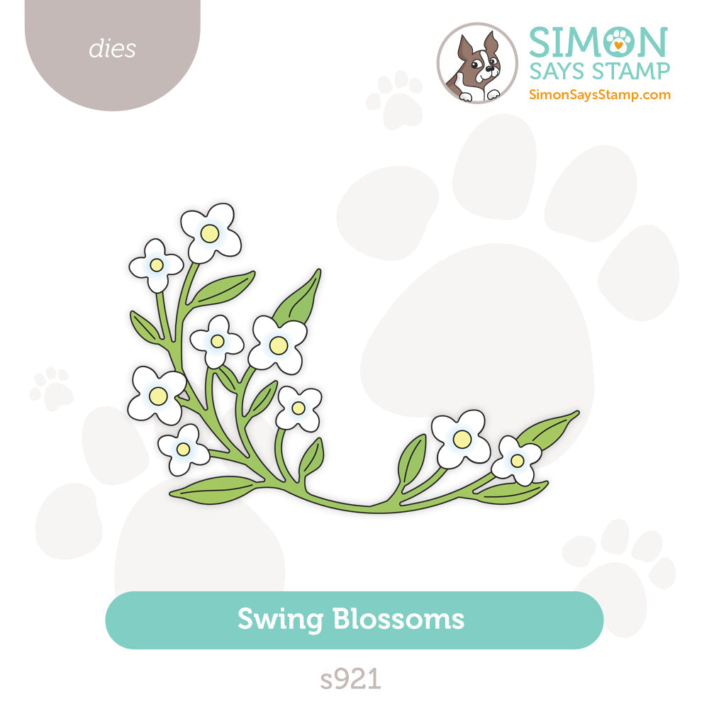 Simon Says Stamp Swing Blossoms Wafer Die s921 Cheering for You