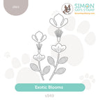 Simon Says Stamp Exotic Blooms Wafer Dies s949 To Love