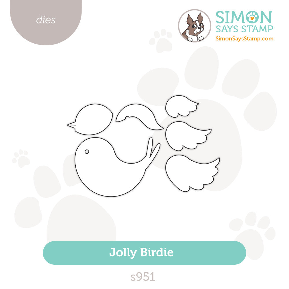 Simon Says Stamp Jolly Birdie Wafer Die s951 DieCember