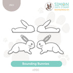 Simon Says Stamp Bounding Bunnies Wafer Dies s990 Rain or Shine