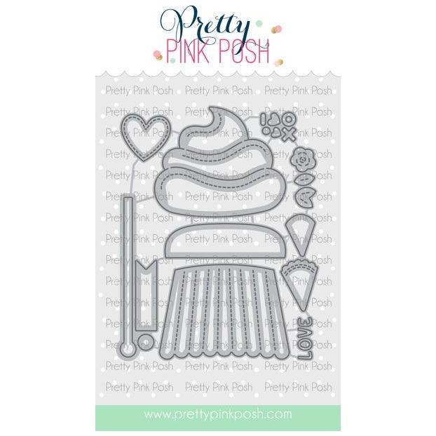 Pretty Pink Posh Big Valentine Cupcake Dies
