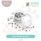 Simon Says Stamp Pawsitively Dazzling Gems Clear se109 Splendor