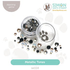Simon Says Stamp Pawsitively Dazzling Gems Metallic Tones se114 Festive Fun