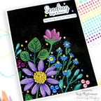 Tim Holtz Distress 8.5 x 11 Black Heavystock Ranger tda79293 Sending Hugs And Kisses Card | color-code:ALT04