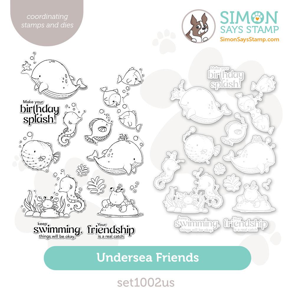 Simon Says Stamps And Dies Undersea Friends set1002us Friend Like You