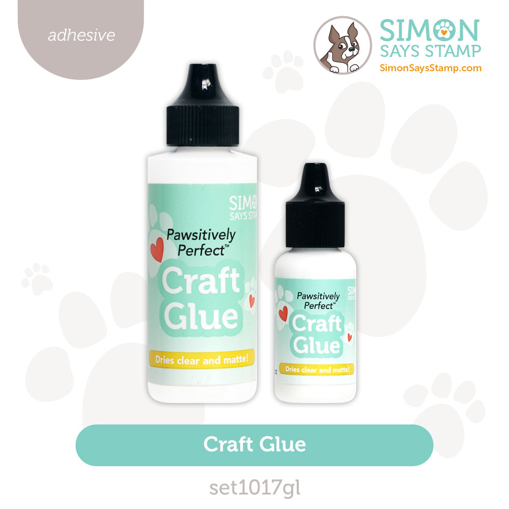 Simon Says Stamp Pawsitively Perfect Craft Glue Small And Large Bundle set1017gl Friend Like You