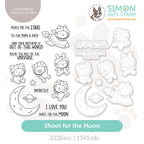 Simon Says Stamps and Dies Shoot for the Moon set1027sm Happy Camper