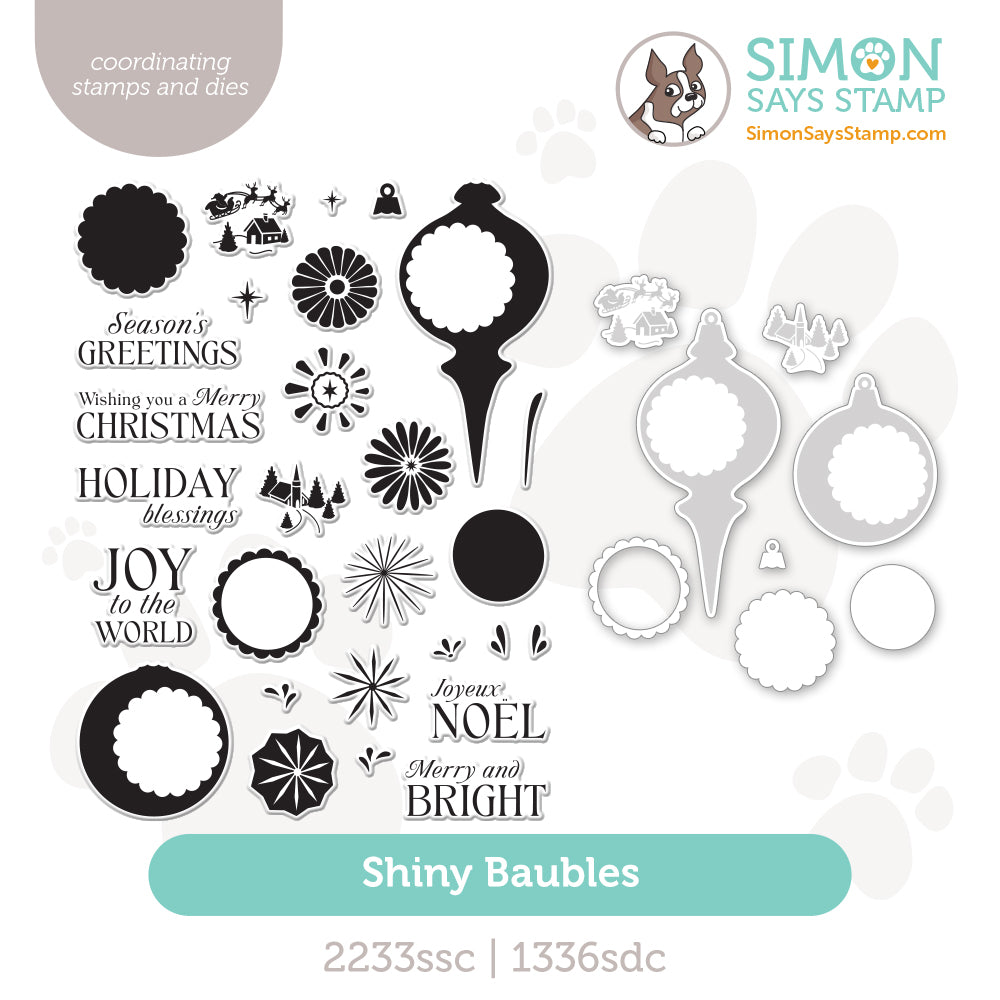 Simon Says Stamps and Dies Shiny Baubles set1042sb STAMPtember