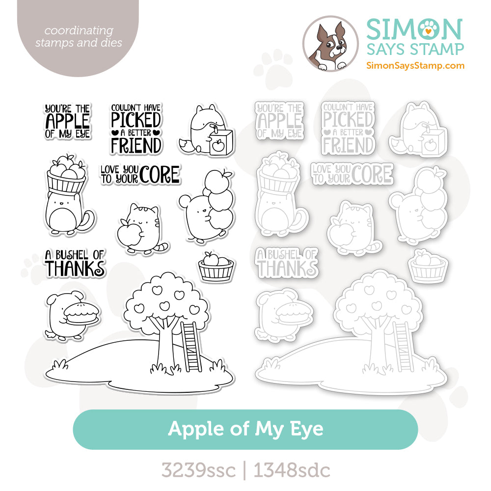 Simon Says Stamps and Dies Apple of My Eye set1047ae STAMPtember