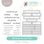 CZ Design Stamps and Dies EZ Strips You Got This set1059ez STAMPtember