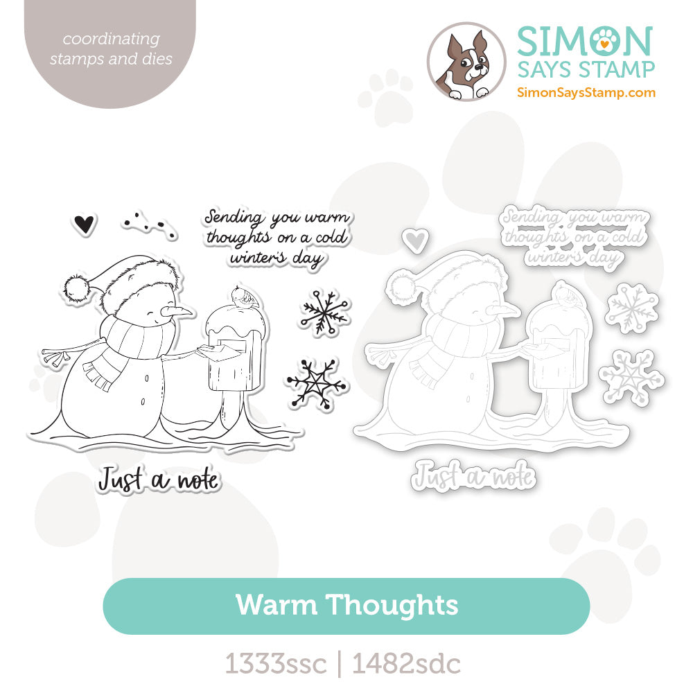 Simon Says Stamps and Dies Warm Thoughts set1070wt And Everything Nice